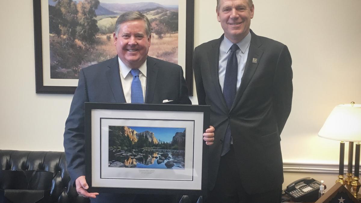 Rep. Calvert Receives National Park Foundation’s Park Champion Award